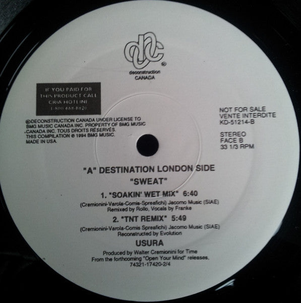 Hold On / Sweat Loft,U.S.U.R.A.