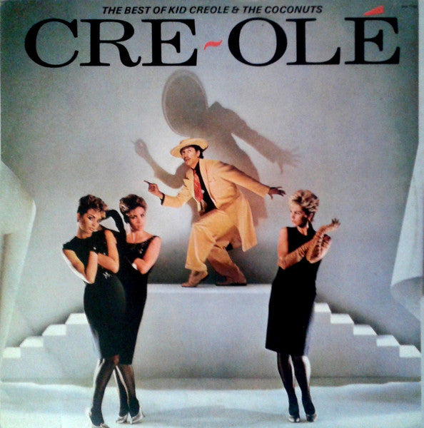 Rectangle Triangle album cover for Cre~Olé - The Best Of Kid Creole And The Coconuts, featuring colorful graphic design and vintage style.