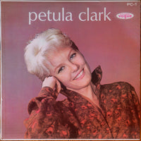 Rectangle Triangle Petula Clark album cover featuring a portrait of Petula Clark with bold geometric background elements.