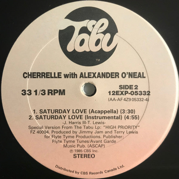 Saturday Love Cherrelle,Alexander O'Neal