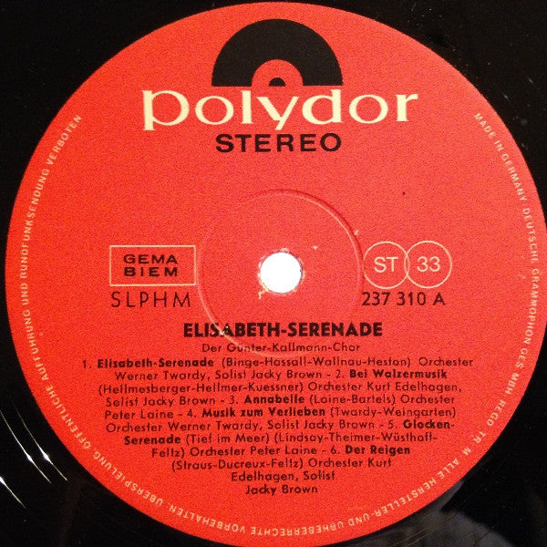 Elisabeth-Serenade Günter Kallmann Chor