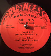 MC Ren - Keep It Real, 12" vinyl, on Ruthless Records (1996)