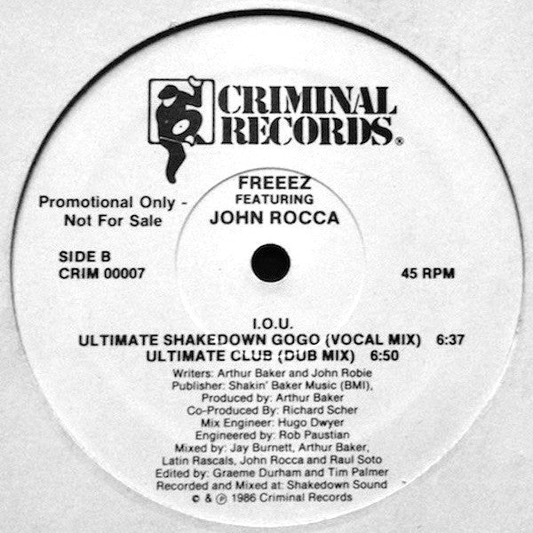 I.O.U. 3 Freeez,John Rocca