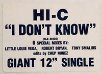 A book titled "I Don't Know" by Rectangle Triangle, with a clean white cover and modern minimalist design.