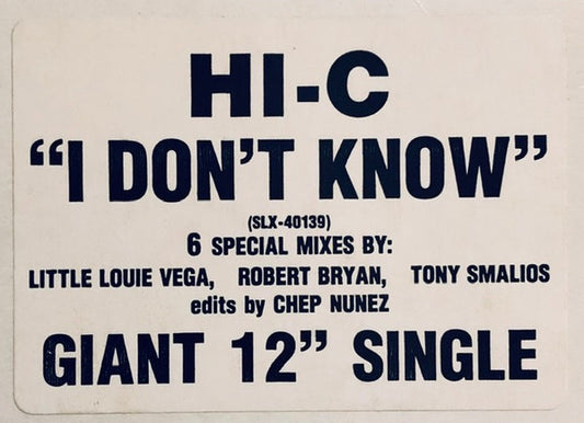 I Don't Know | Rectangle Triangle  