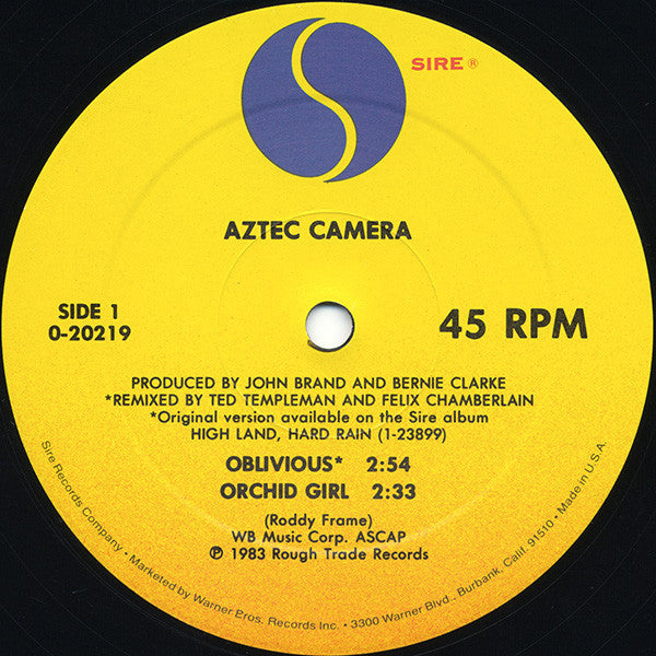 Oblivious Aztec Camera