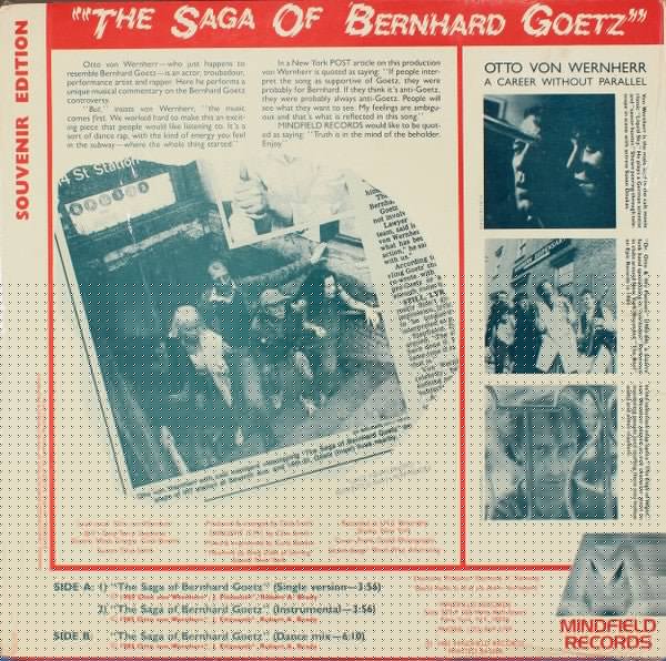 The Saga Of Bernhard Goetz Otto Von Wernherr