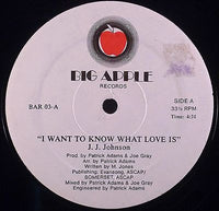 Rectangle Triangle "I Want To Know What Love Is" album cover featuring colorful abstract artwork.