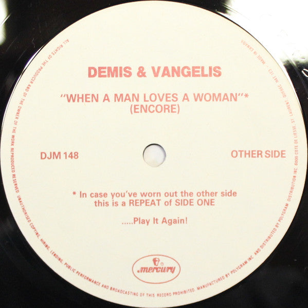 When A Man Loves A Woman Demis Roussos,Vangelis
