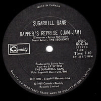 Sugarhill Gang - Rapper's Reprise (Jam-Jam)