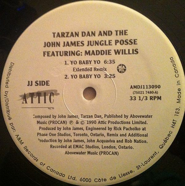 Yo Baby Yo / Cool Jerk Tarzan Dan,The John James Jungle Posse,Go-Go's