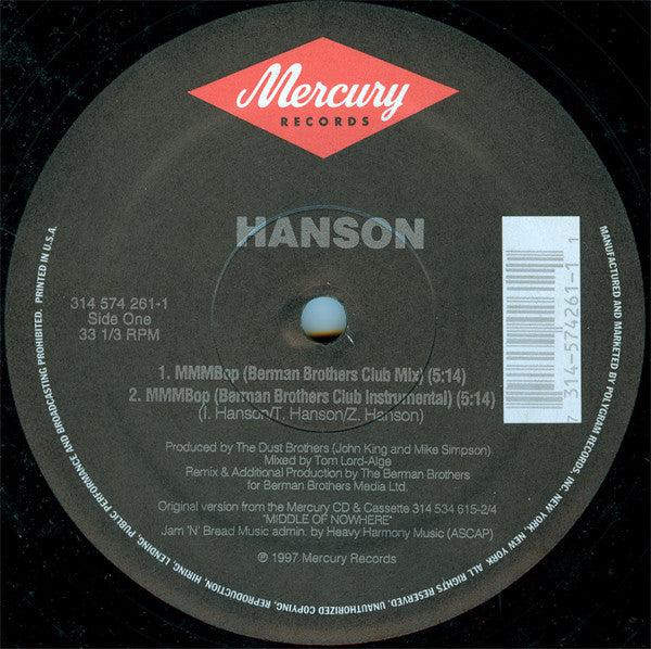 Mmm Bop (Remixes) Hanson