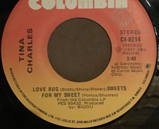 Tina Charles - Love Bug / Sweets For My Sweet / I'll Be Your Light (In Your Moment Of Darkness)