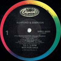 Ashford & Simpson - It's Much Deeper, 12" vinyl, on Capitol Records (1983)