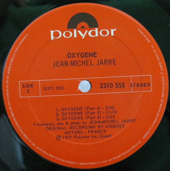 Oxygene Jean-Michel Jarre