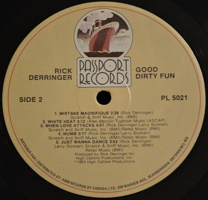 Good Dirty Fun Rick Derringer