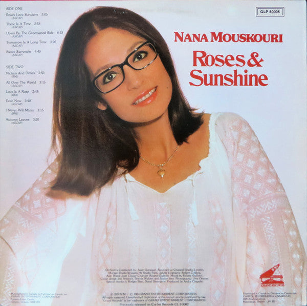 Roses & Sunshine Nana Mouskouri
