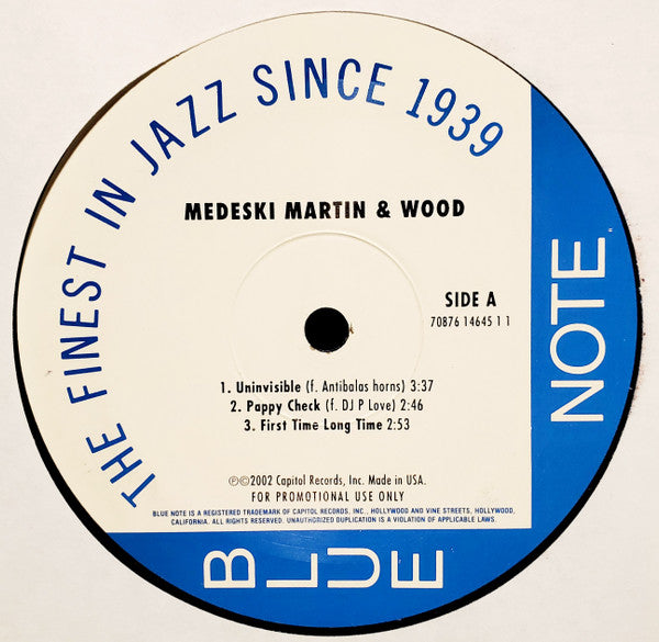 Tracks From Uninvisible Medeski Martin & Wood