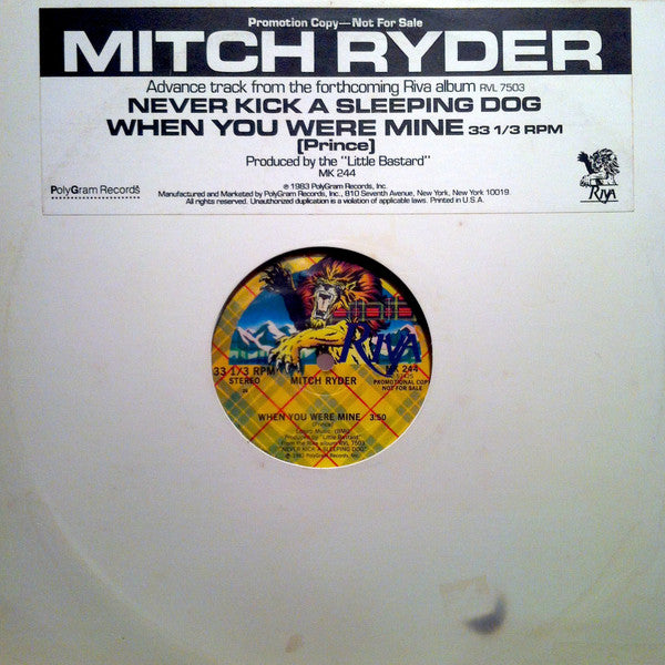 Close-up of the book "When You Were Mine" by Rectangle Triangle, featuring the cover design with colorful geometric shapes.