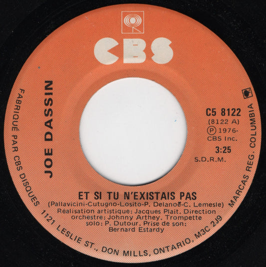 Joe Dassin - Et Si Tu N'Existais Pas