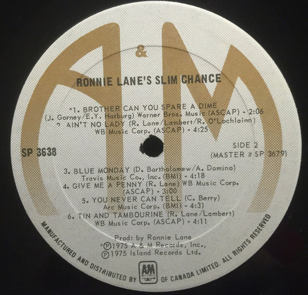 Ronnie Lane's Slim Chance | Rectangle Triangle