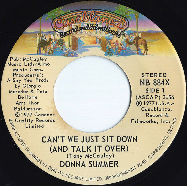 Can't We Just Sit Down (And Talk It Over) / I Feel Love Donna Summer