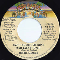 Donna Summer - Can't We Just Sit Down (And Talk It Over) / I Feel Love