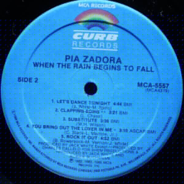 When The Rain Begins To Fall Pia Zadora