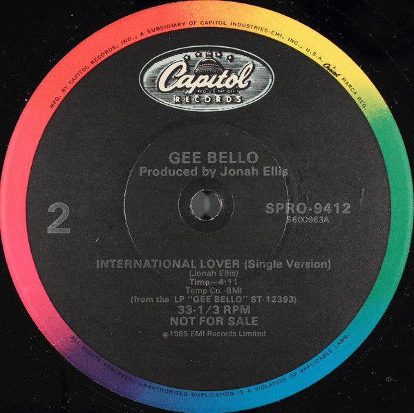 International Lover Gee Bello