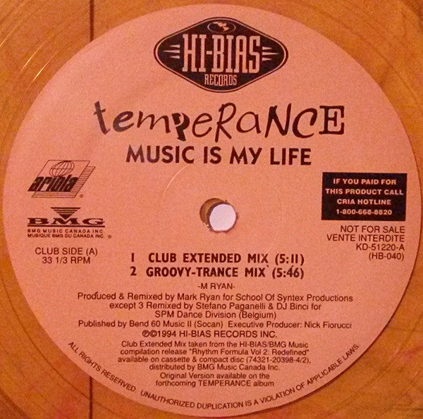 Music Is My Life 3 Temperance