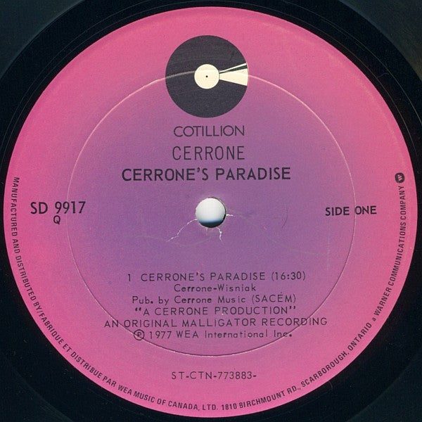 Cerrone's Paradise Cerrone