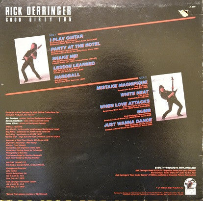 Good Dirty Fun Rick Derringer