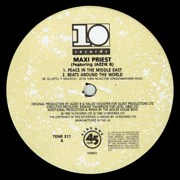 Peace Throughout The World (The Remixes) Maxi Priest,Jazzie B