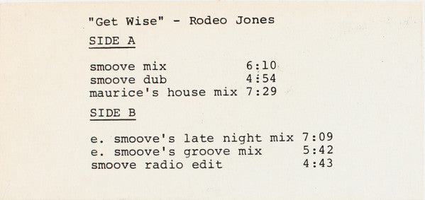 Get Wise Rodeo Jones