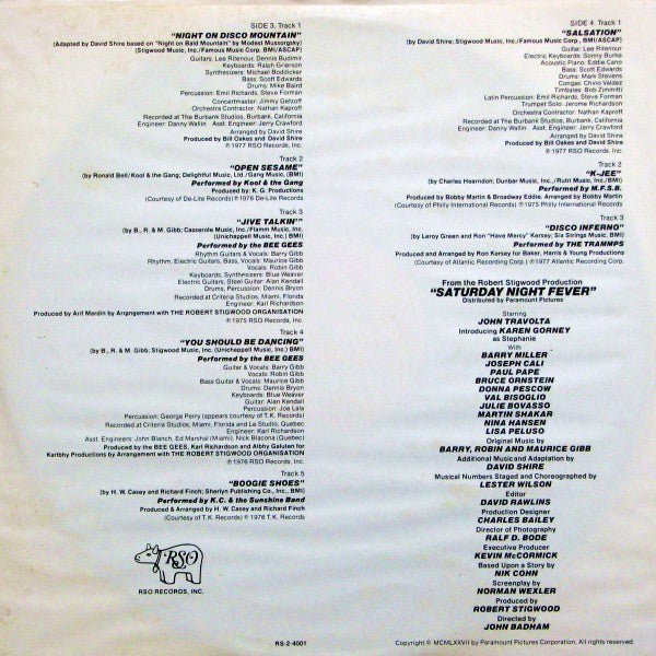 Saturday Night Fever (The Original Movie Sound Track) | Rectangle Triangle  