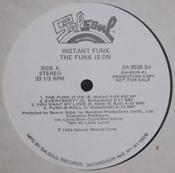 Rectangle Triangle's "The Funk Is On" album cover featuring vibrant, abstract geometric shapes with bold colors.