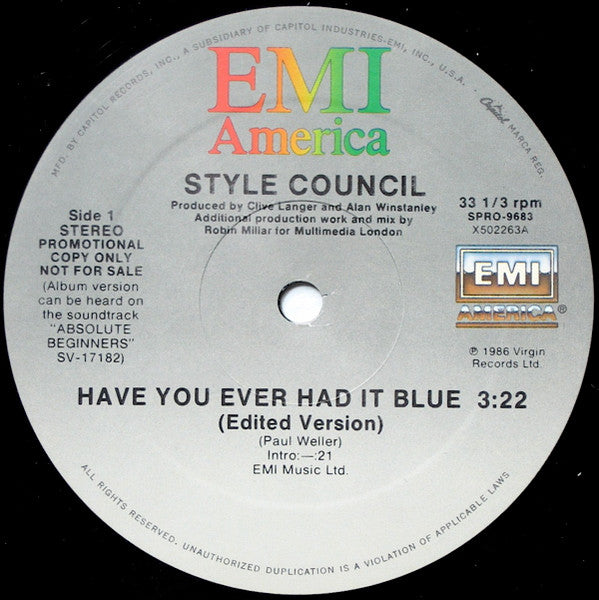Have You Ever Had It Blue