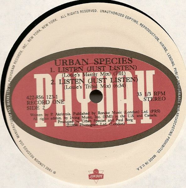 Listen Urban Species,MC Solaar