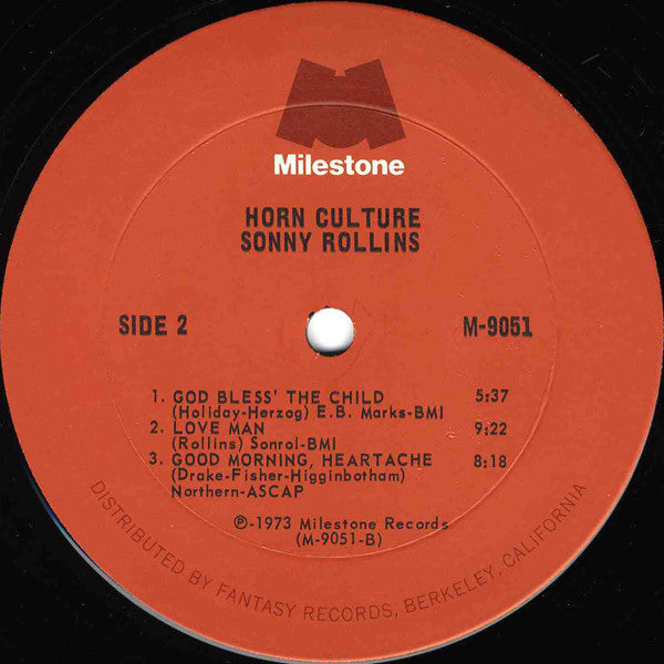 Horn Culture Sonny Rollins