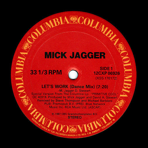 Let's Work Mick Jagger