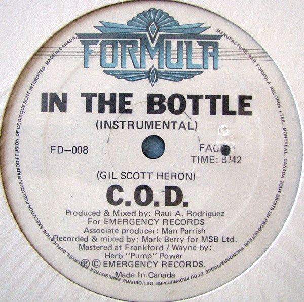 In The Bottle
