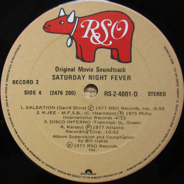 Saturday Night Fever (The Original Movie Sound Track) Various