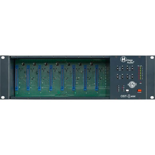 Heritage Audio OST8-ADAT 8-Slot 500 Series Rack With ADAT Output 24bit / 192kHz