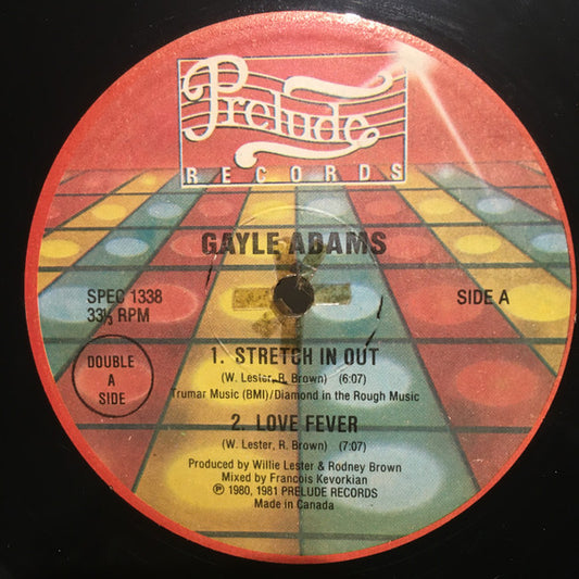 Gayle Adams / Rod - Stretch In Out / Love Fever / Shake It Up (Do The Boogaloo) (Disco Mix)