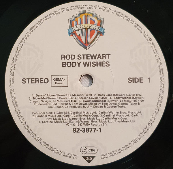 Body Wishes Rod Stewart