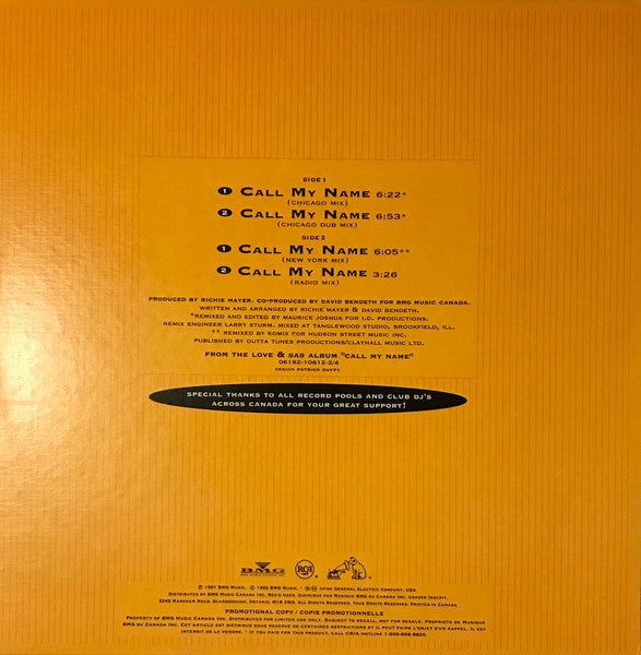 Call My Name | Rectangle Triangle  