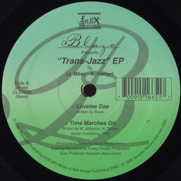 Trans-Jazz EP Blaze