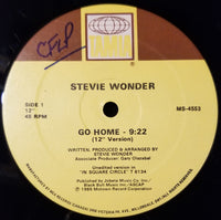Stevie Wonder - Go Home, 12" vinyl, on Motown (1985)
