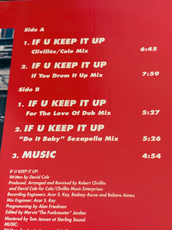 If U Keep It Up Liz Torres