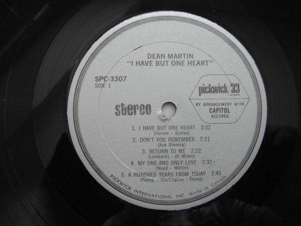 I Have But One Heart / Deluxe! Dean Martin